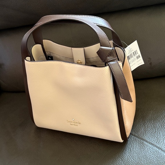 Kate spade colorblock pebbles leather carryall bag with knot - Picture 12 of 12